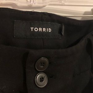 Torrid black dress pants